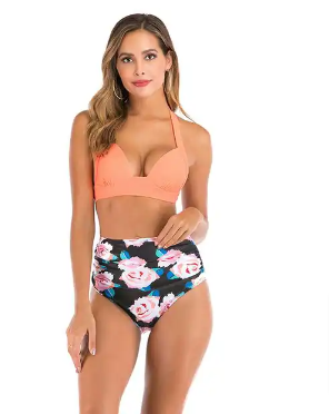 Swim Wear Bathing Suit African Print Biquini Two 2 Piece Swimwear