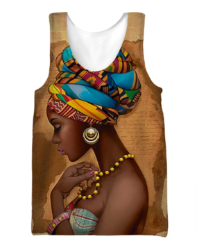 Vintage-Inspired 3D Print Tank Tops for Men/women