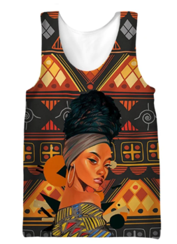 Vintage-Inspired 3D Print Tank Tops for Men/women